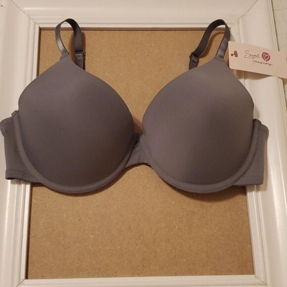 Secret-treasures Women's Grey Bra - Picture 2 of 8